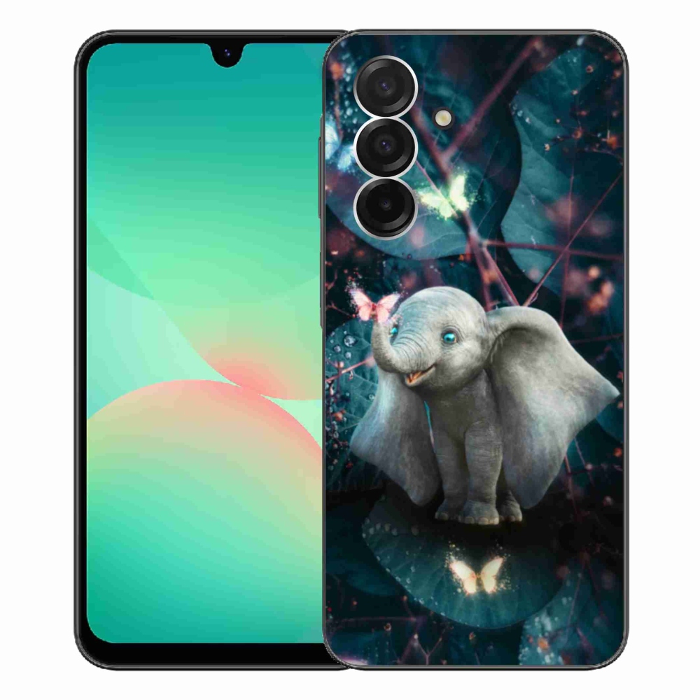Gelový kryt mmCase na Samsung Galaxy A26 5G - roztomilý slon