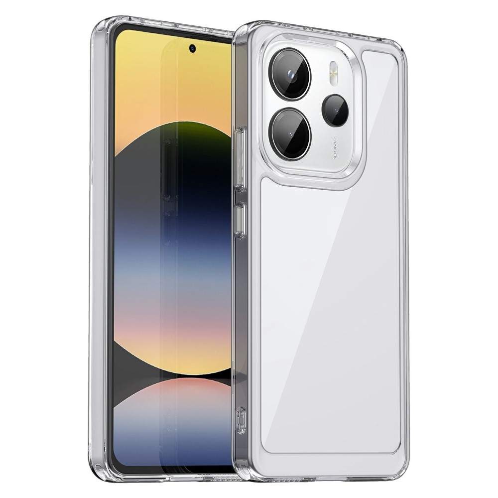 Gelový obal s pevnými zády na Xiaomi Redmi Note 14 - průhledný