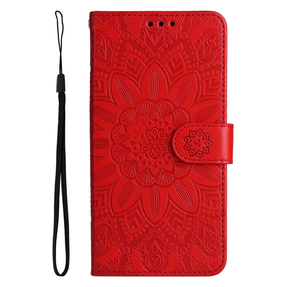 Sunflower knížkové pouzdro na Realme GT 7 Pro 5G - červené