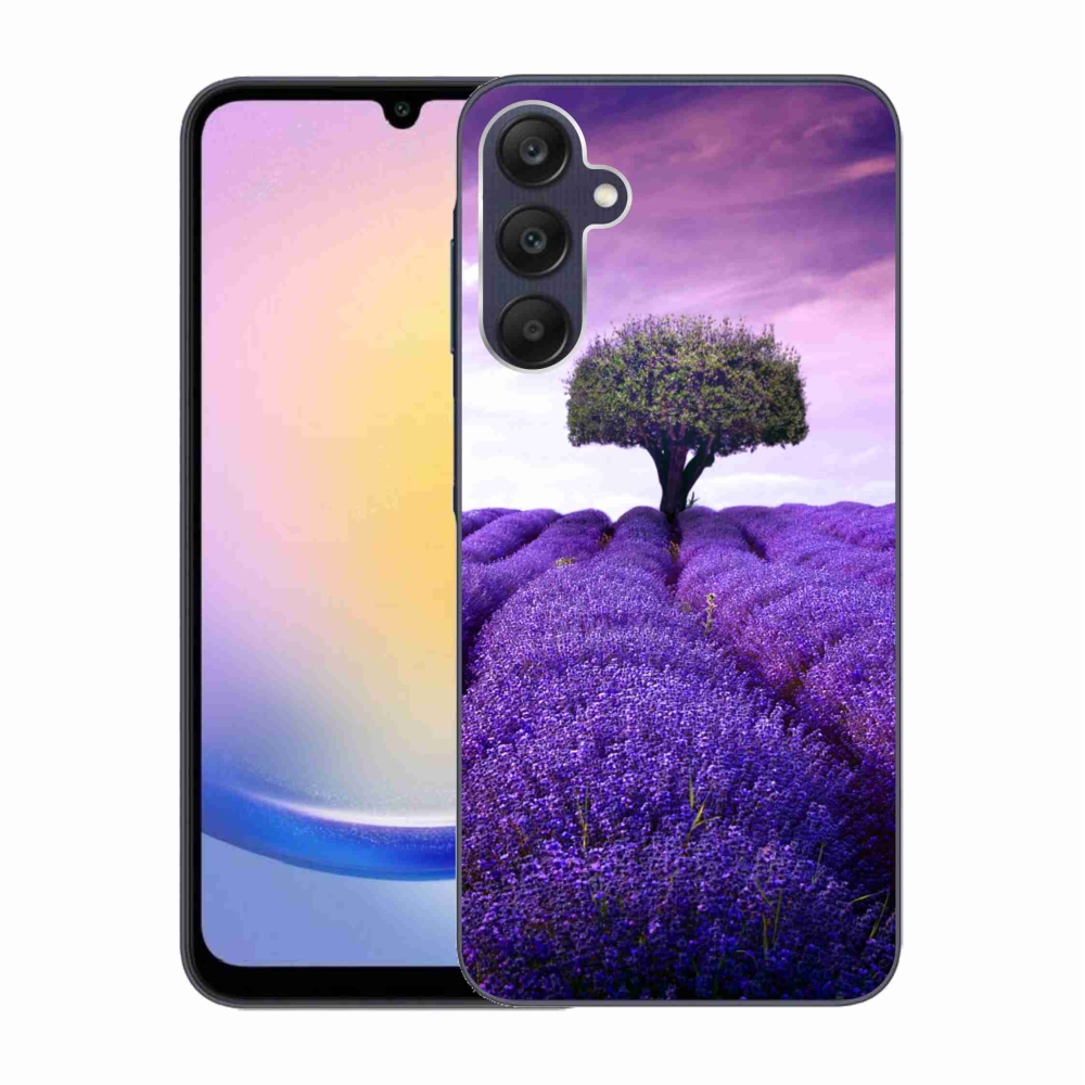 Gelový kryt mmCase na Samsung Galaxy A25 5G - levandulová louka