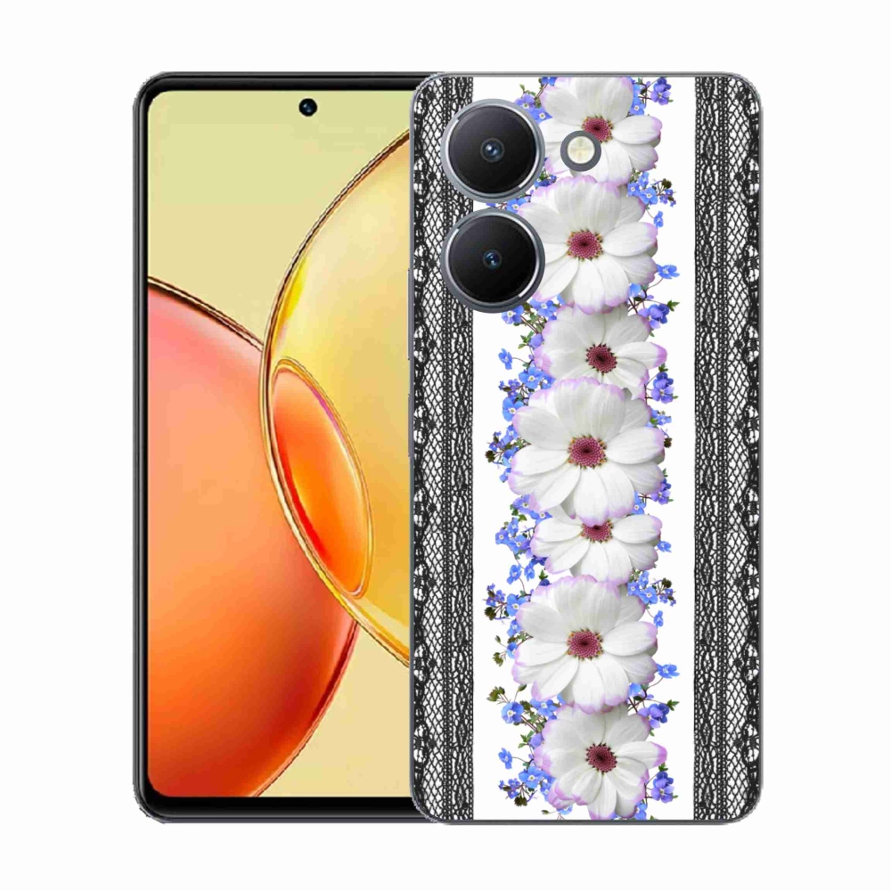 Gelový kryt mmCase na Vivo Y36 - květiny 8