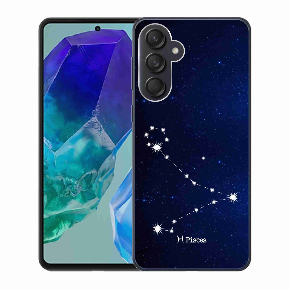 Gelový kryt mmCase na Samsung Galaxy M55 5G - souhvězdí Ryby