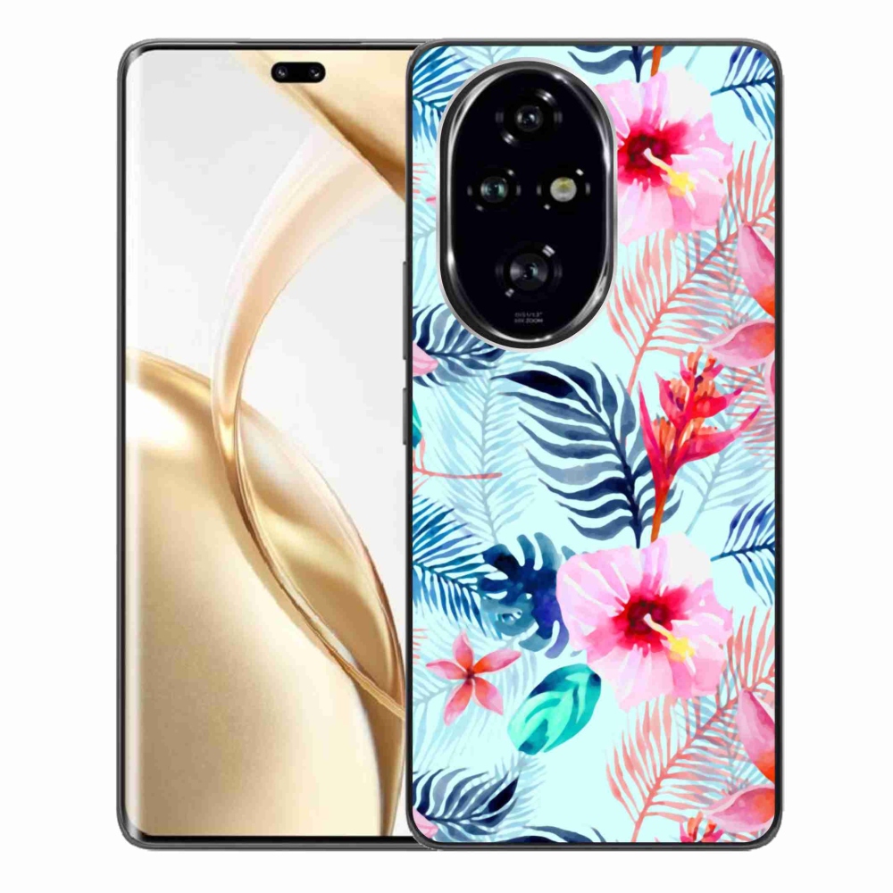Gelový kryt mmCase na Honor 200 Pro 5G - květiny