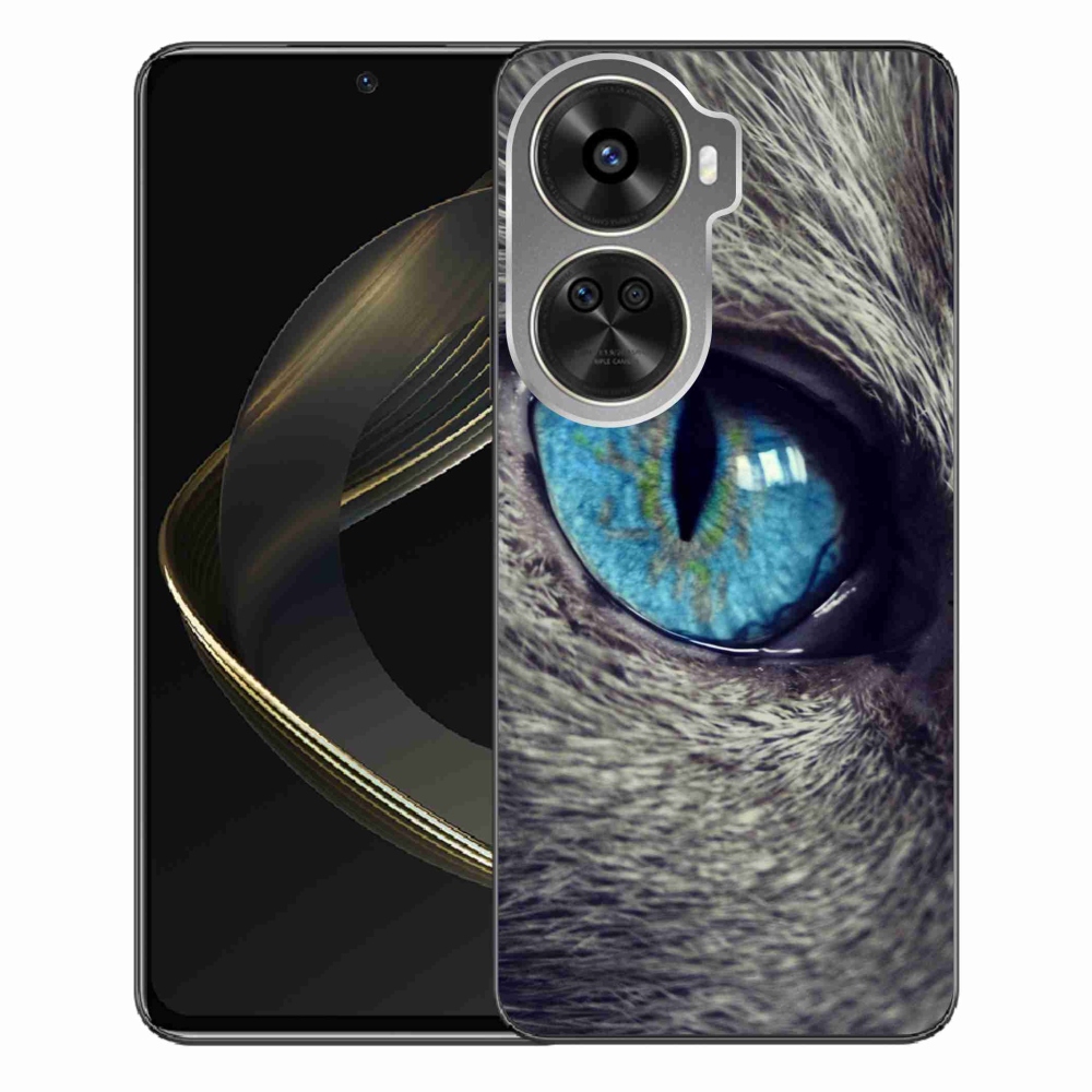 Gelový kryt mmCase na Huawei Nova 12 SE - modré kočičí oko