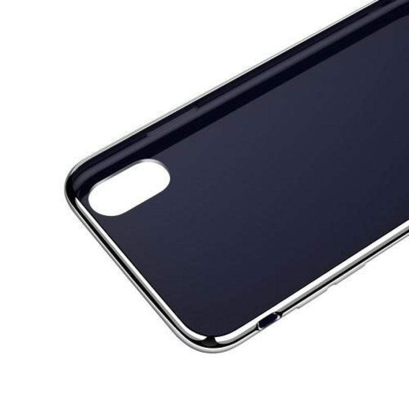 Joy gelový obal na iPhone X - tmavěmodrý
