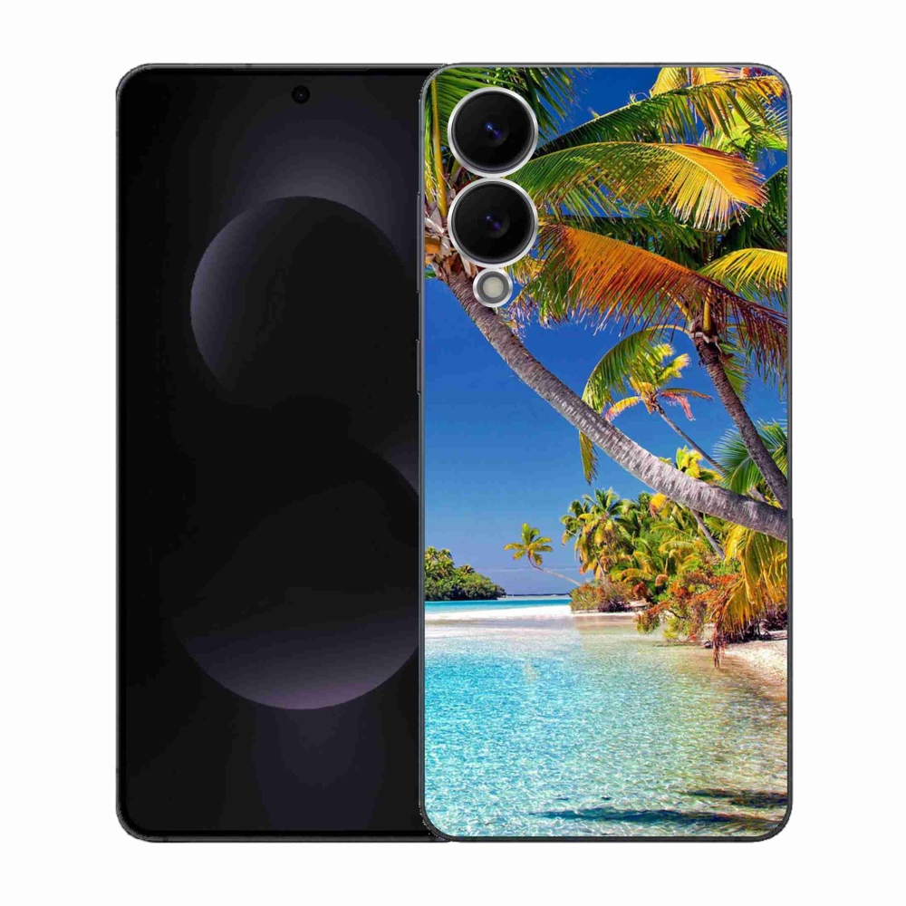Gelový kryt mmCase na Samsung Galaxy S25 Edge - mořská pláž