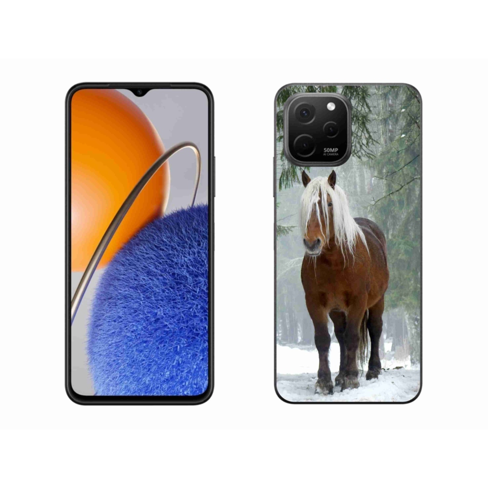 Gelový obal mmCase na Huawei Nova Y61 - kůň v lese