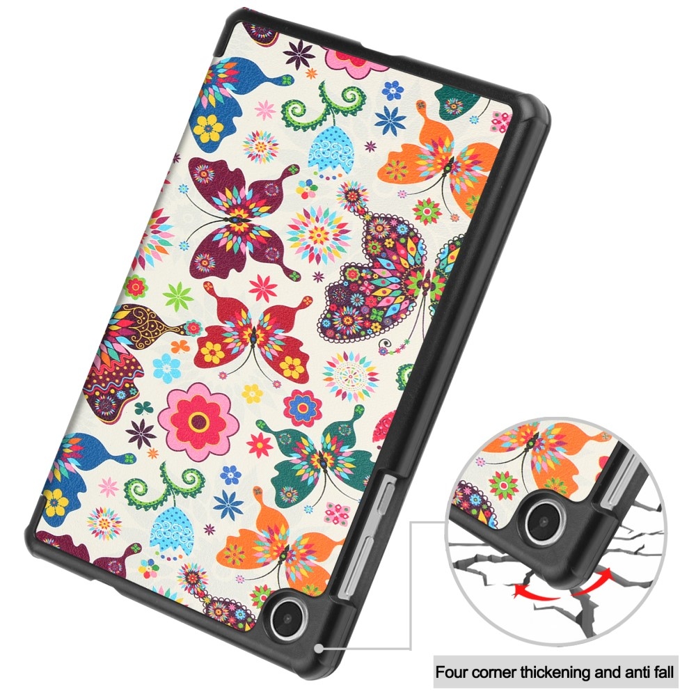 Patte zavírací pouzdro na Lenovo Tab M8 4. Gen (2024) - motýli