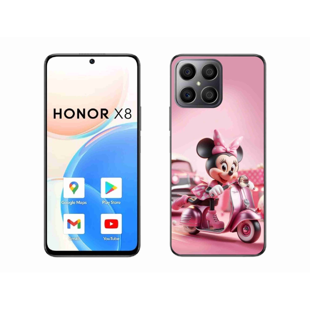 Gelový kryt mmCase na Honor X8 4G - minnie 1