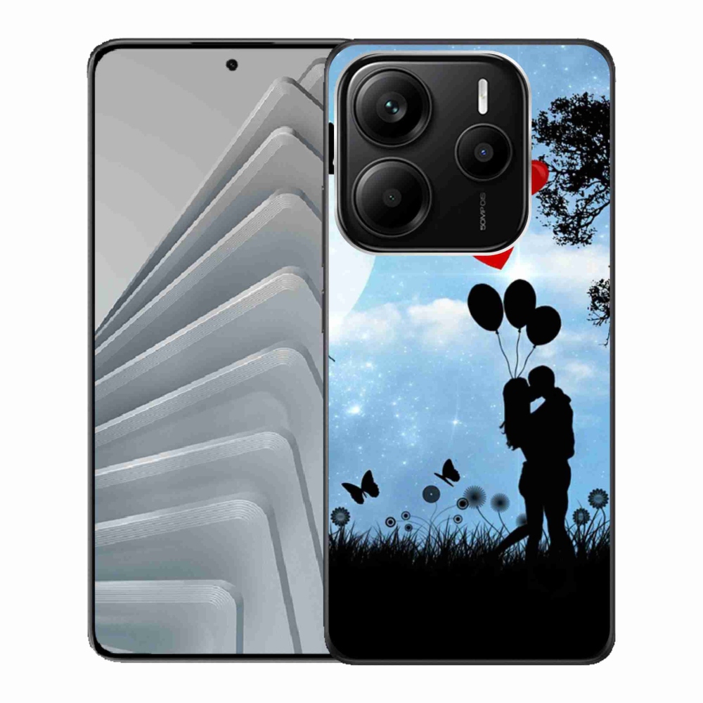 Gelový kryt mmCase na Xiaomi Redmi Note 14 5G - zamilovaný pár