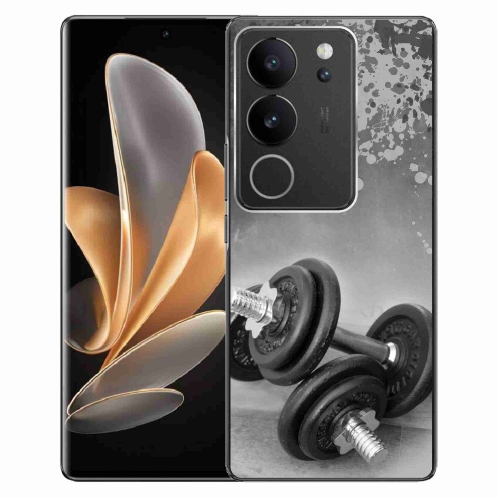 Gelový kryt mmCase na Vivo V29 5G - činky 1