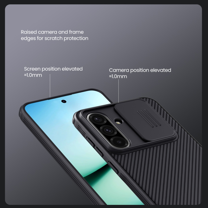 Nillkin CamShield PRO Magnetic Zadní Kryt pro Samsung Galaxy A36 5G Black