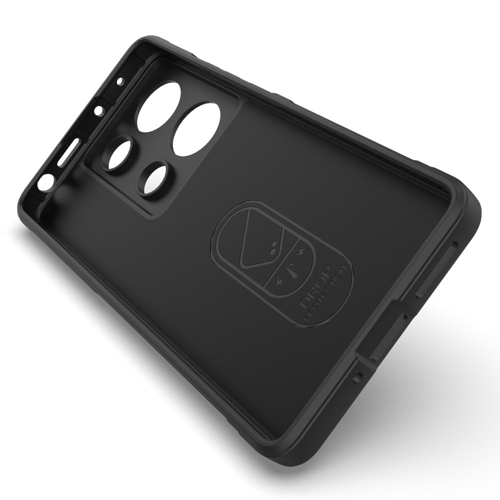 Rugg odolný gelový obal na Xiaomi Redmi Note 13 Pro 4G/Poco M6 Pro - černý