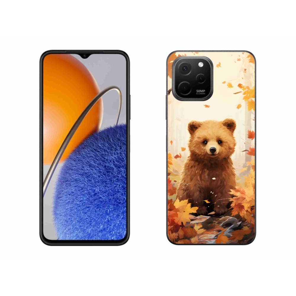Gelový kryt mmCase na Huawei Nova Y61 - medvěd v lese