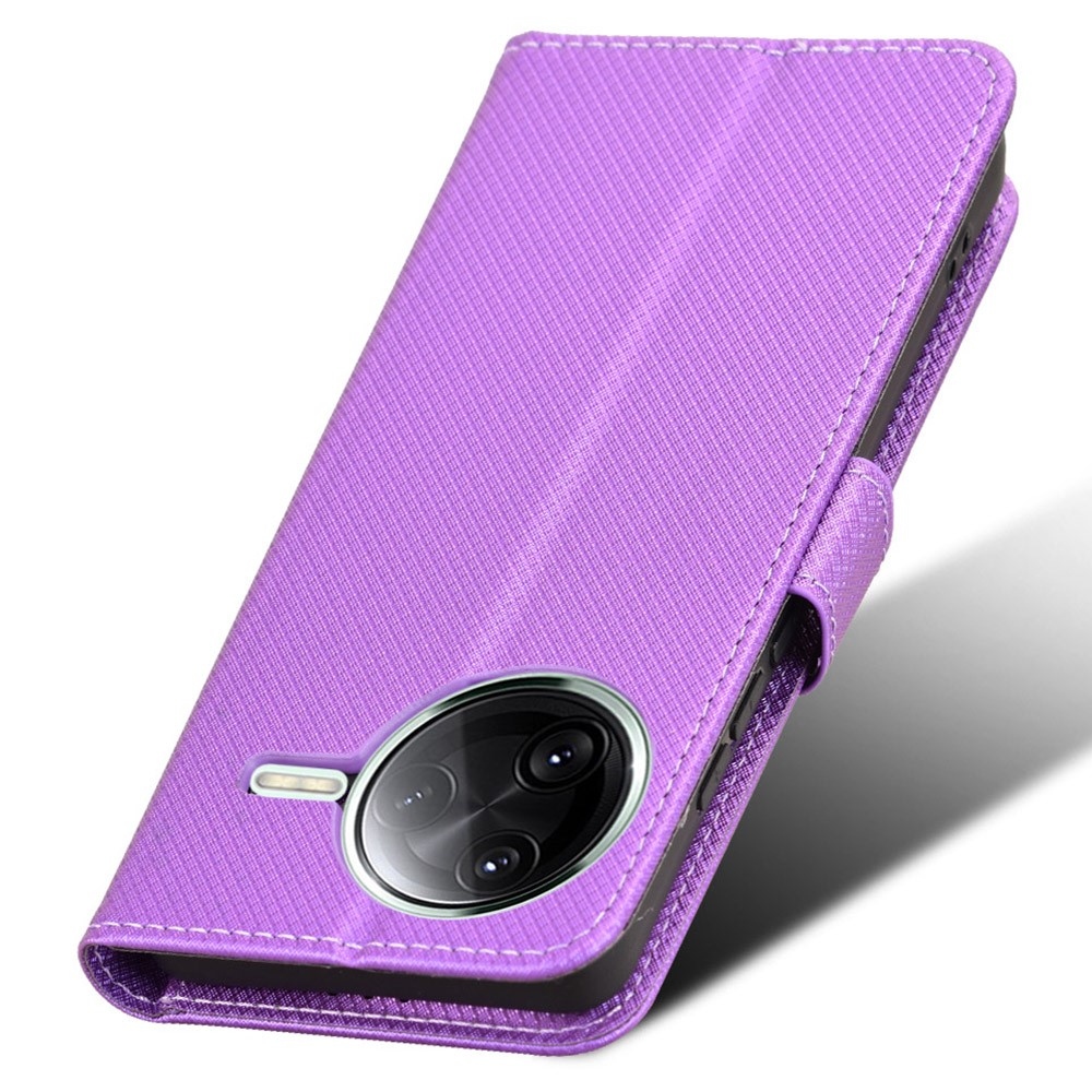 Diamond knížkové pouzdro na Xiaomi Poco F7 Pro 5G/Poco F7 Ultra 5G - fialové