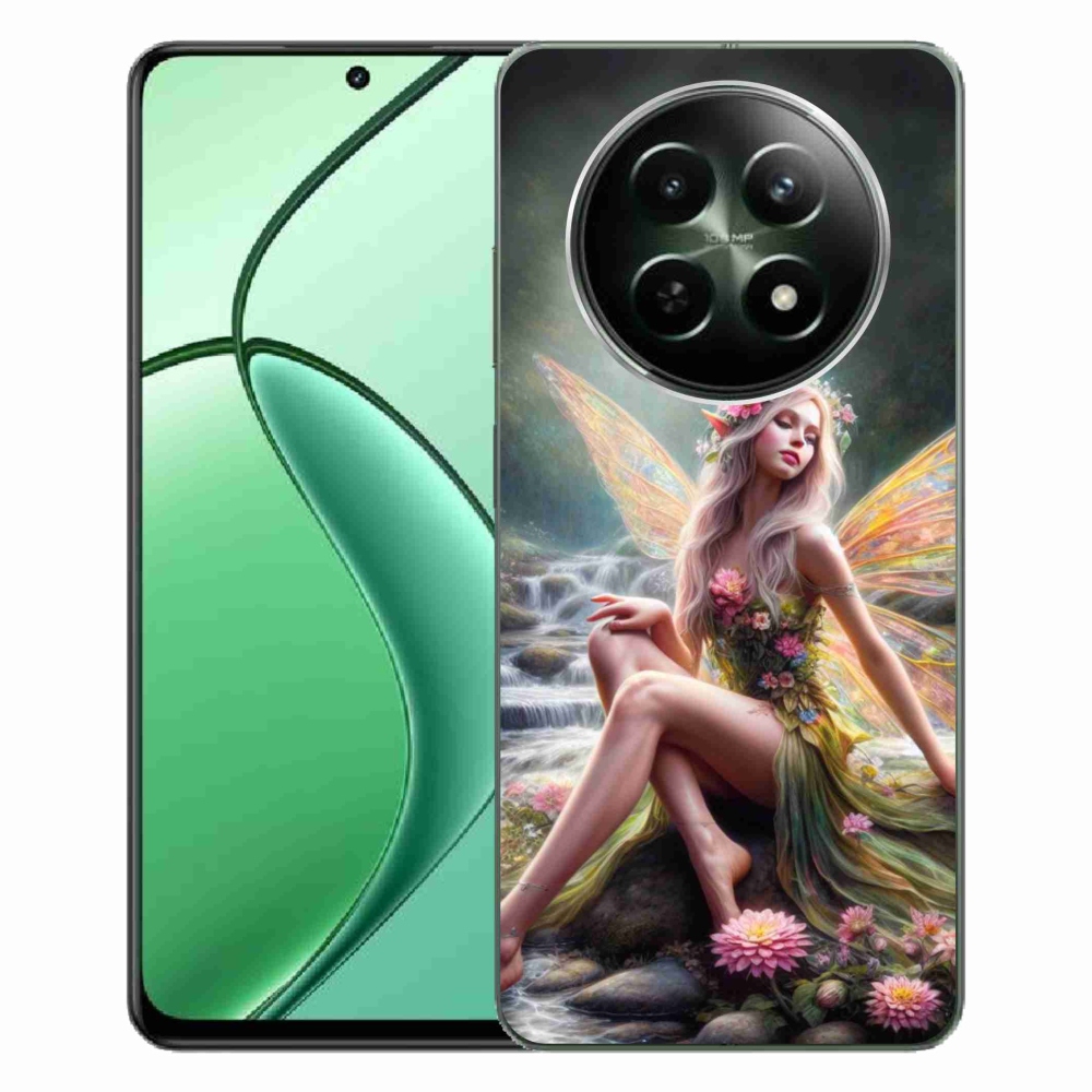 Gelový kryt mmCase na Realme 12 5G/12x 5G - motýlí žena 1