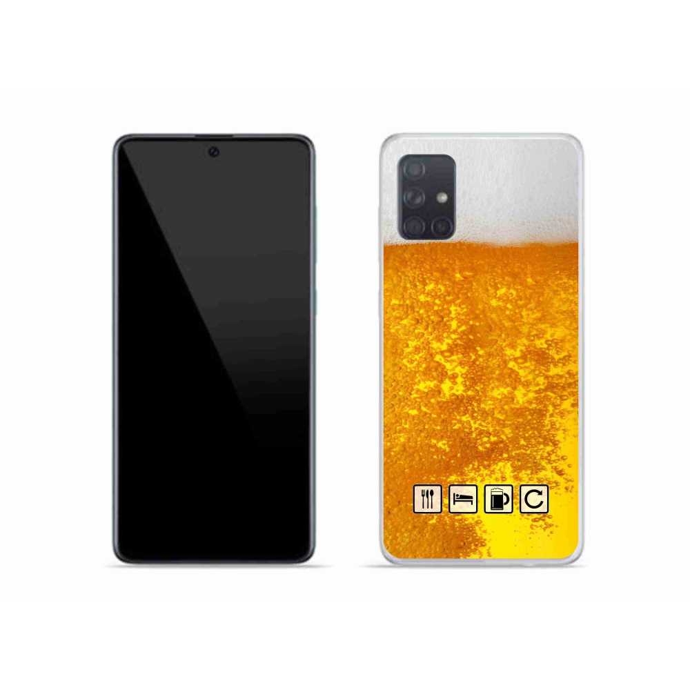 Gelový kryt mmCase na Samsung Galaxy A51 - pivní motiv 3