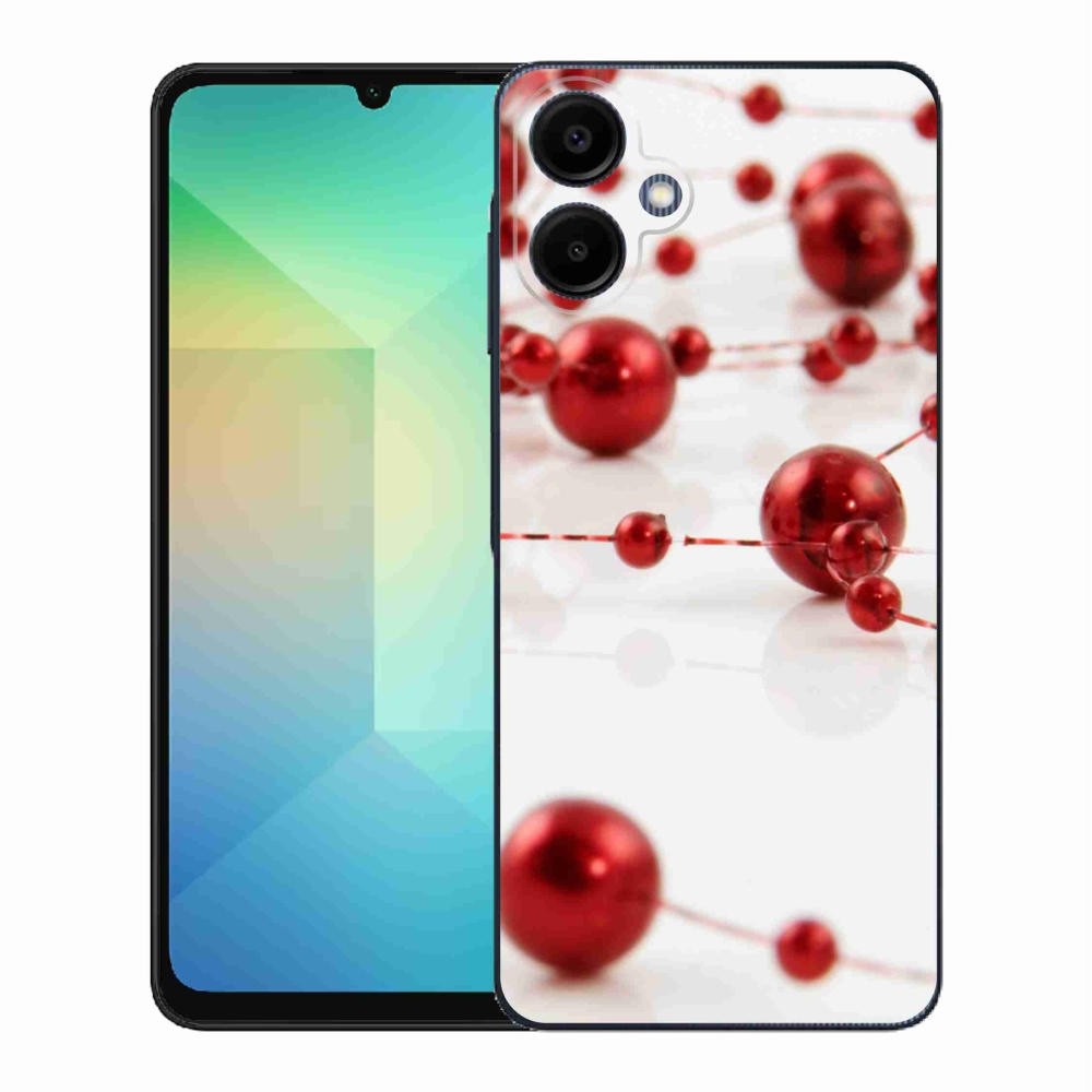 Gelový kryt mmCase na Samsung Galaxy A06 4G - vánoční řetěz