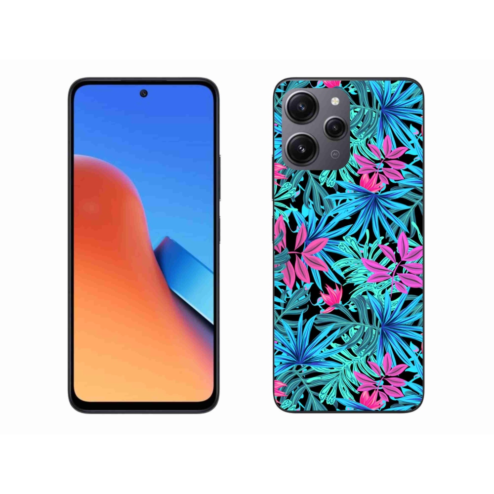 Gelový kryt mmCase na Xiaomi Redmi 12 - květiny 3