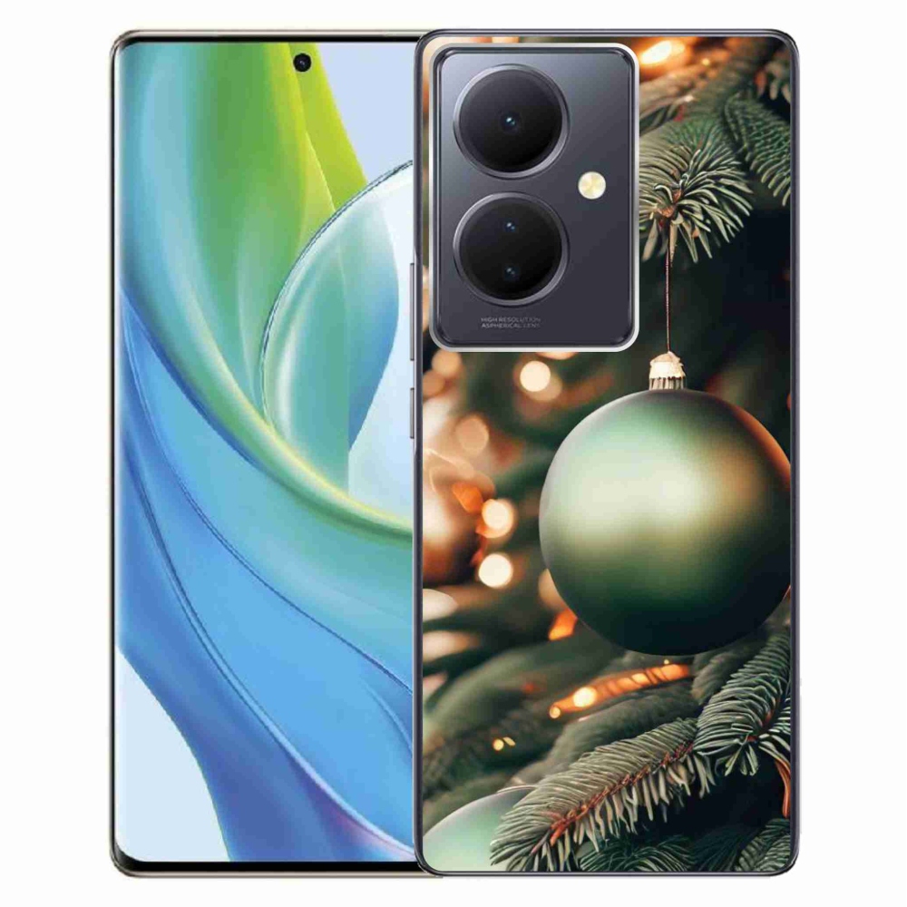 Gelový kryt mmCase na Vivo V29 Lite 5G - vánoční ozdoby 1