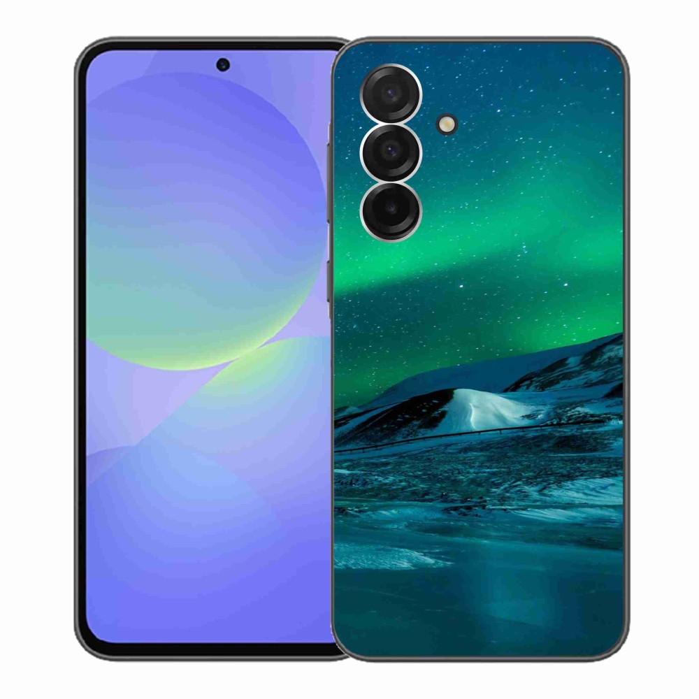 Gelový kryt mmCase na Samsung Galaxy A36 5G - polární záře
