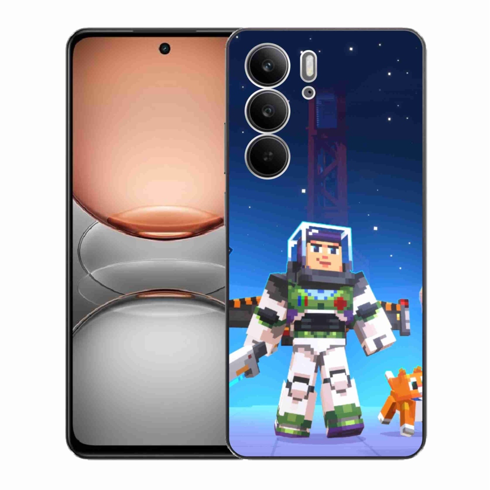 Gelový kryt mmCase na Realme C75 - minecraft 2