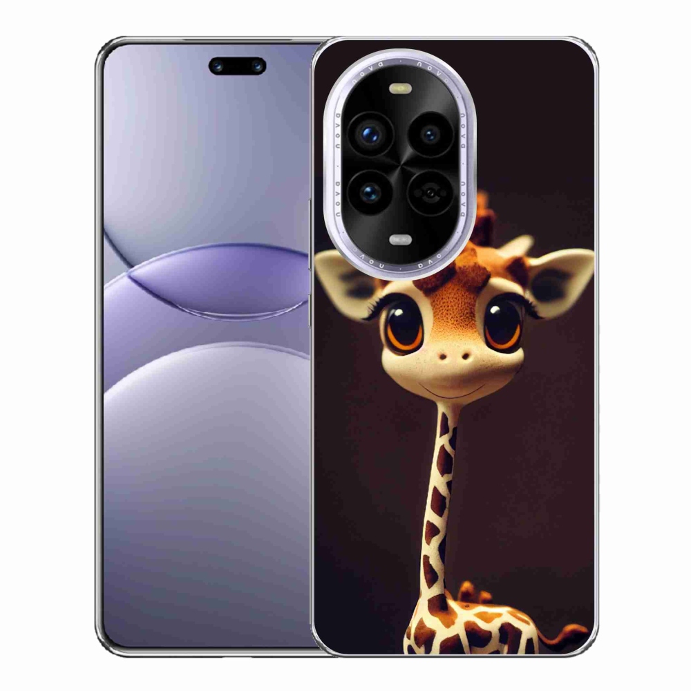 Gelový kryt mmCase na Huawei Nova 13 Pro 5G - malá žirafa
