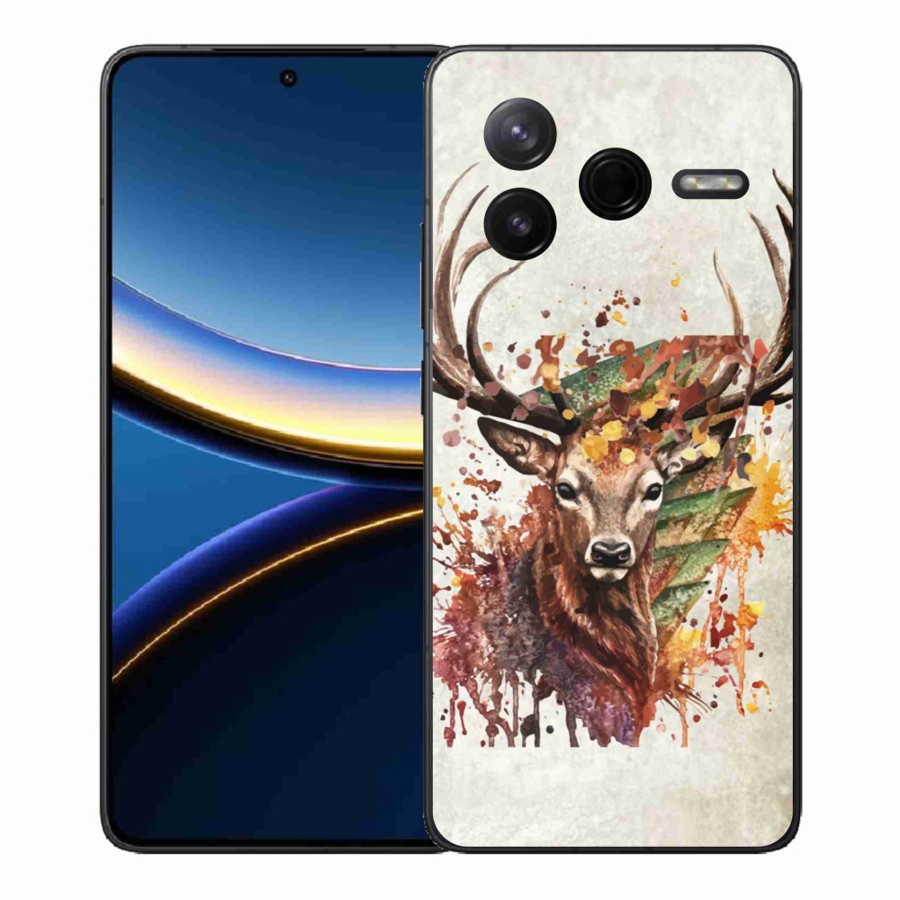 Gelový kryt mmCase na Xiaomi Poco F7 Pro - jelen 1