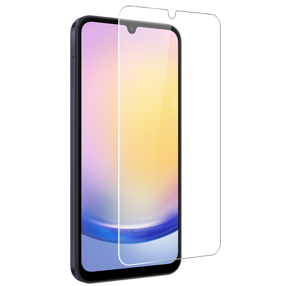 NORTHJO průhledný gelový obal + tvrzené sklo na Samsung Galaxy A25 5G - průhledný