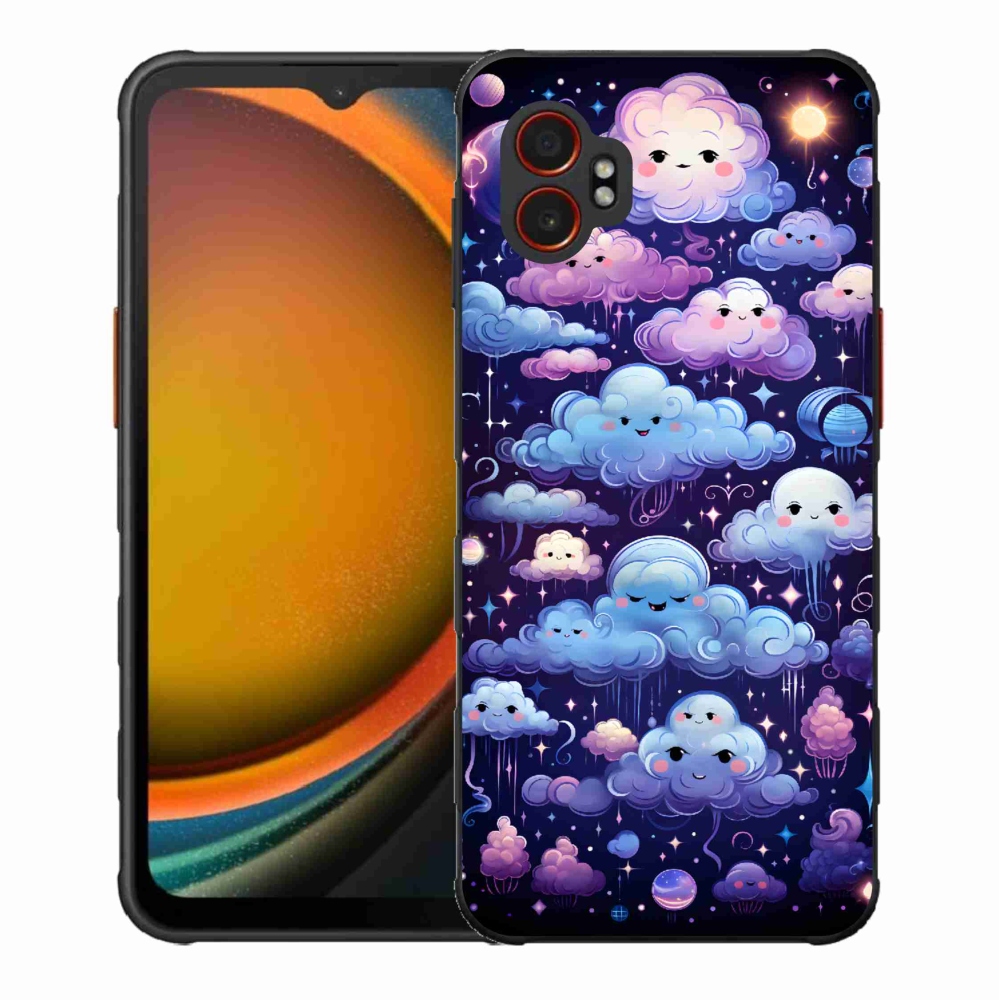 Gelový kryt mmCase na Samsung Galaxy Xcover 7 Pro - mráčky