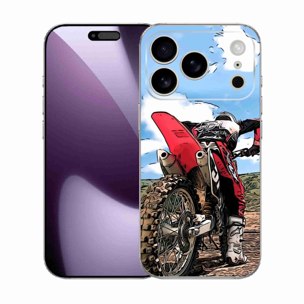 Gelový kryt mmCase na iPhone 17 Pro - moto