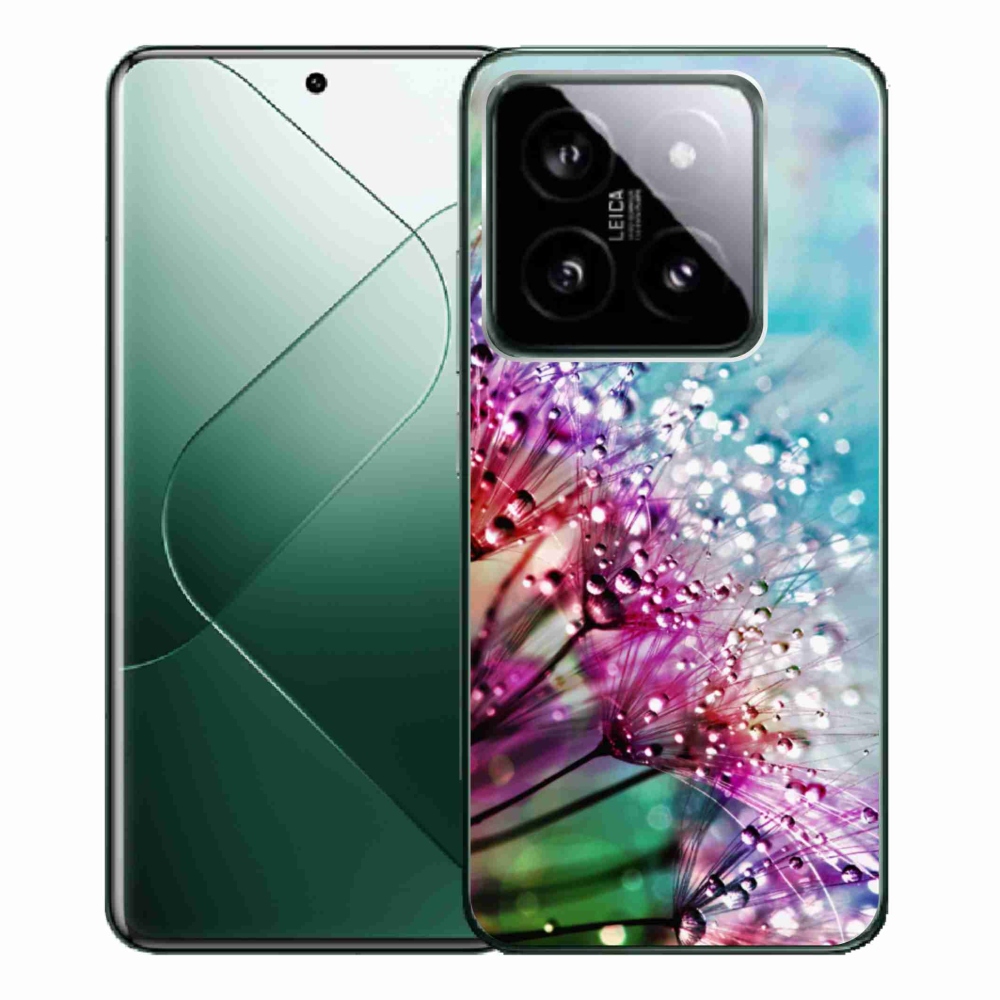 Gelový kryt mmCase na Xiaomi 14 Pro - barevné květy
