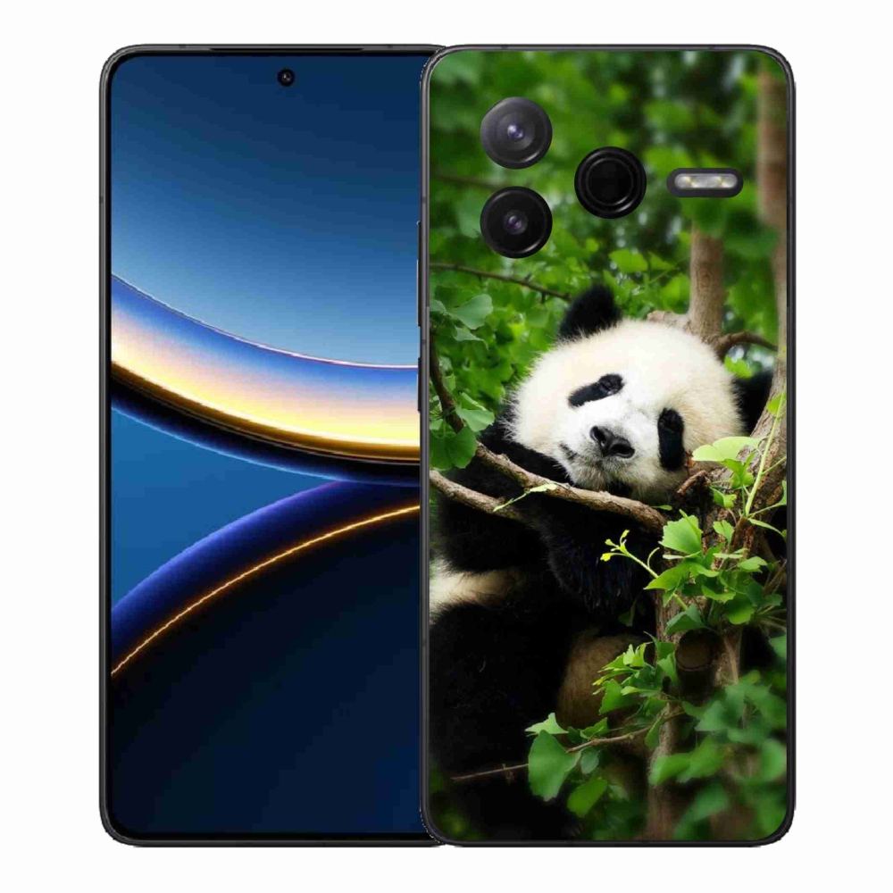 Gelový kryt mmCase na Xiaomi Poco F7 Pro - panda
