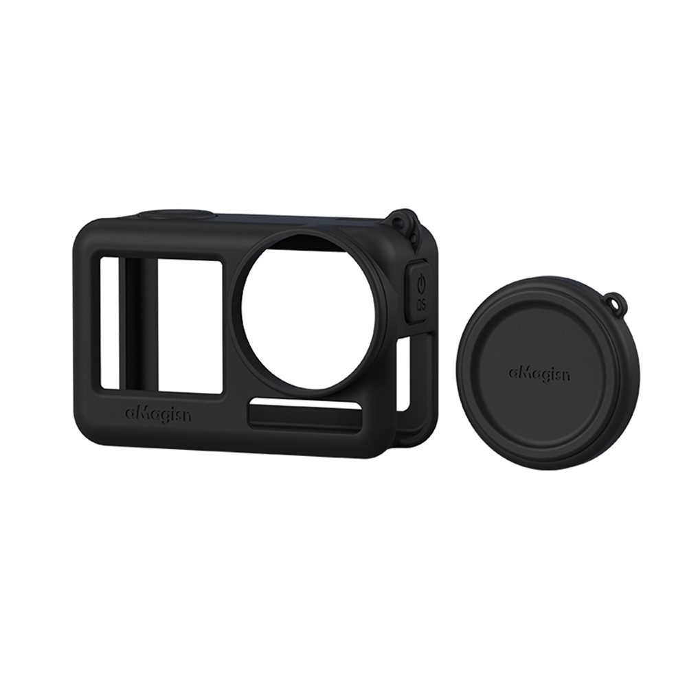 AMAGISN silikonový ochranný obal pro DJI Osmo Action 4 a Action 3 - černý