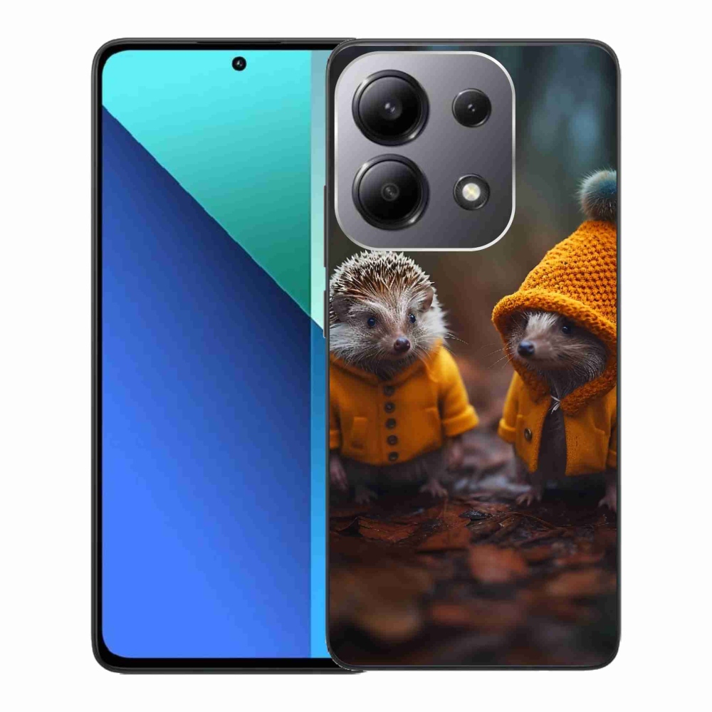 Gelový kryt mmCase na Xiaomi Redmi Note 13 - ježci