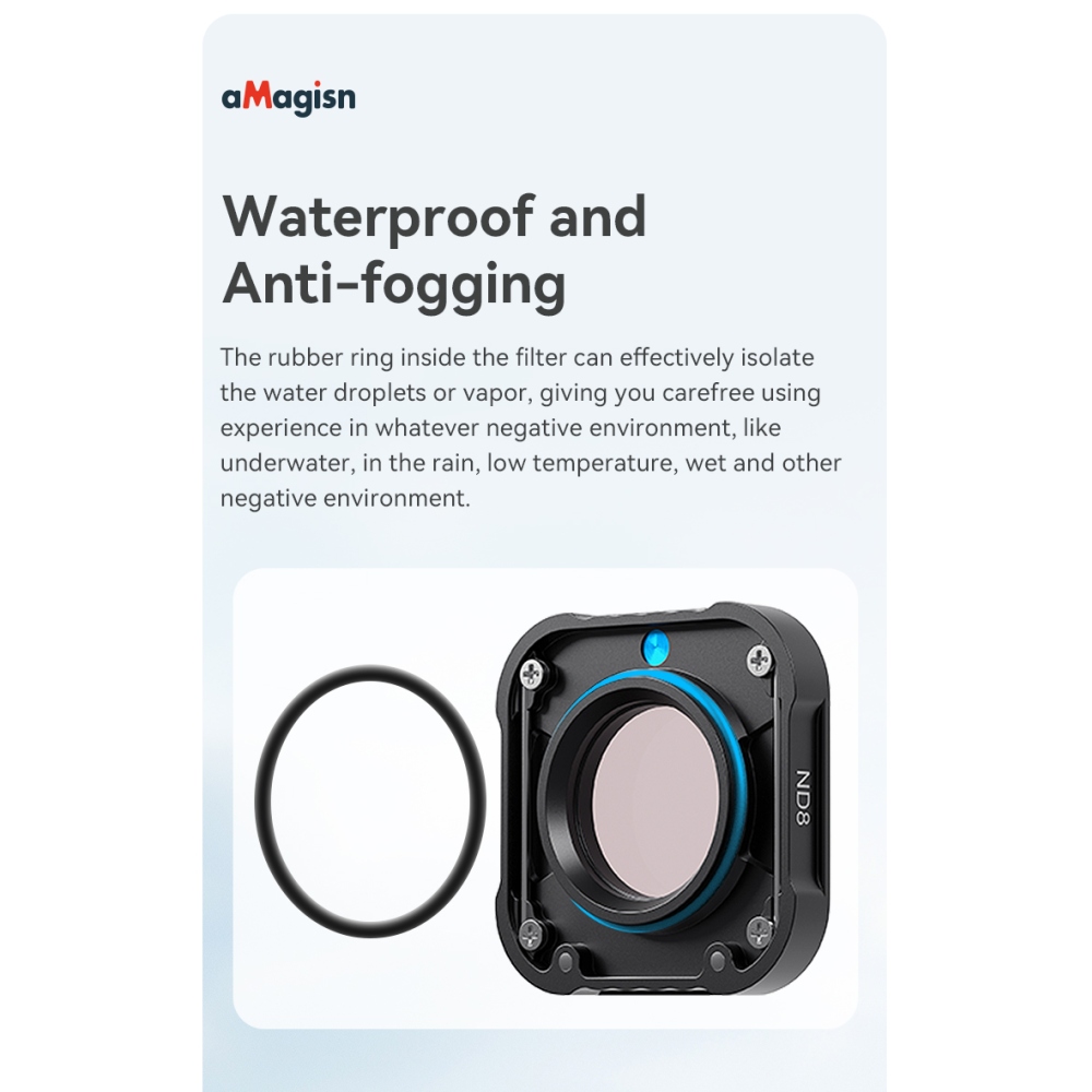 AMAGISN ND filtry sada 4 ks pro GoPro Hero 13/12/11/10/9