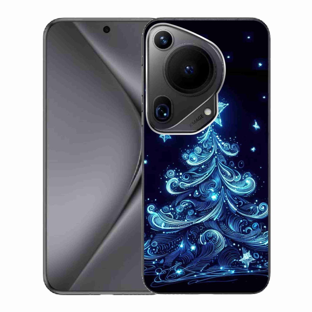 Gelový kryt mmCase na Huawei Pura 70 Ultra - neonový vánoční stromek 4