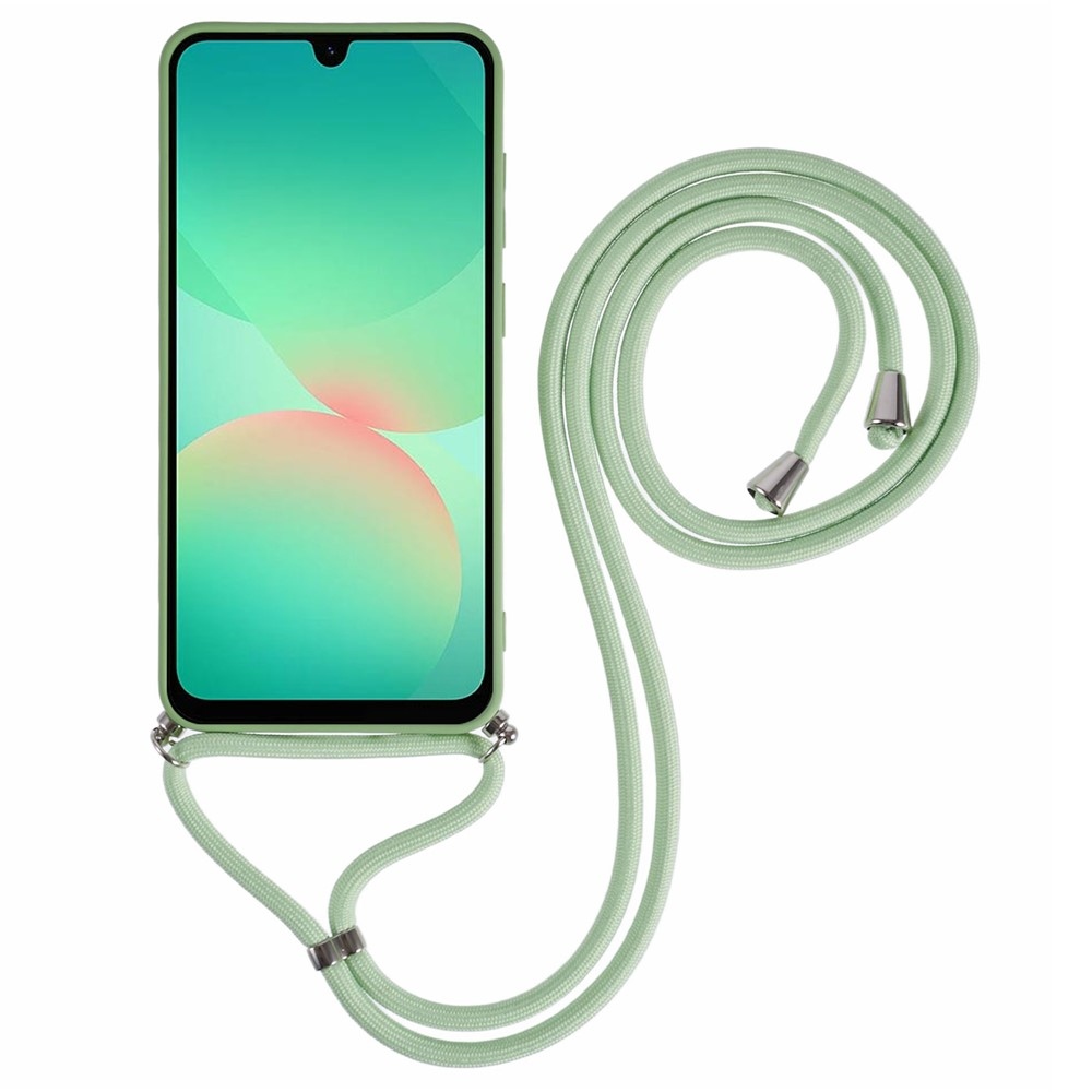 Lining gelový obal se šňůrkou na Samsung Galaxy A17 5G - světlezelený