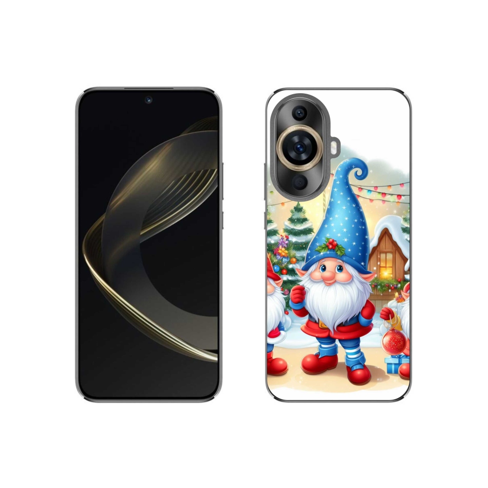 Gelový kryt mmCase na Huawei Nova 11 - vánoční skřítci