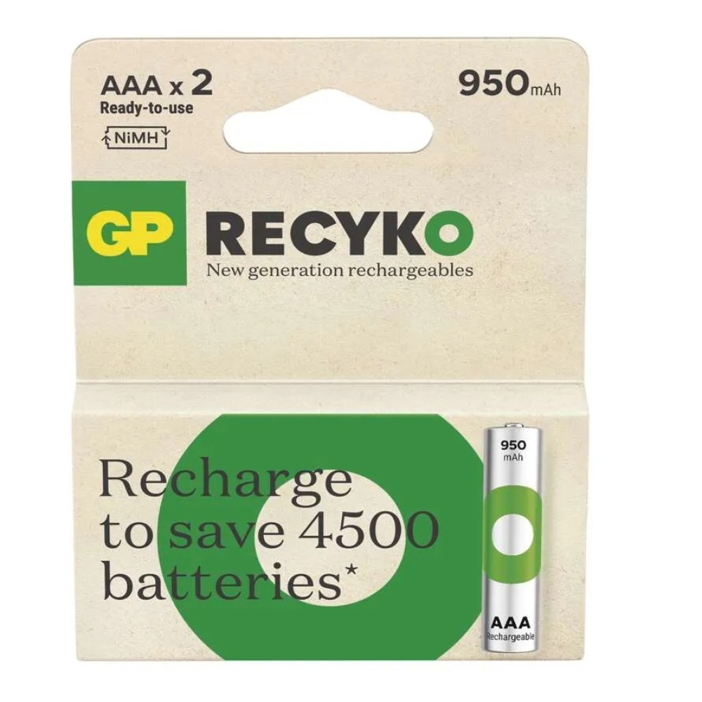 Nabíjecí baterie GP ReCyko 950 AAA (HR03) - 2ks