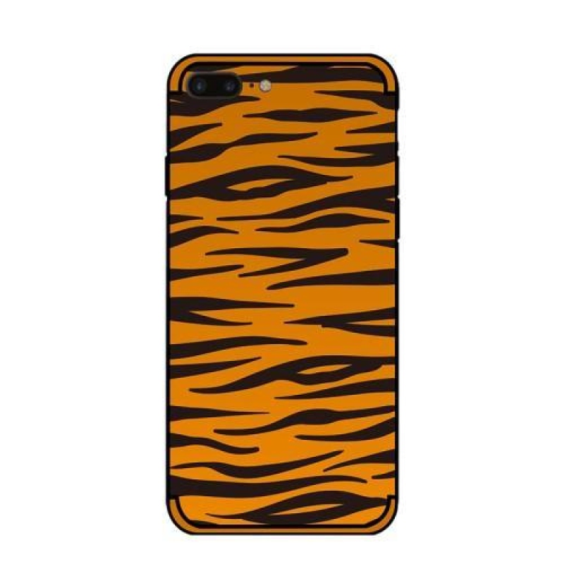 Jungle gelový obal s motivem na iPhone 8 Plus a iPhone 7 Plus - hnědá zebra