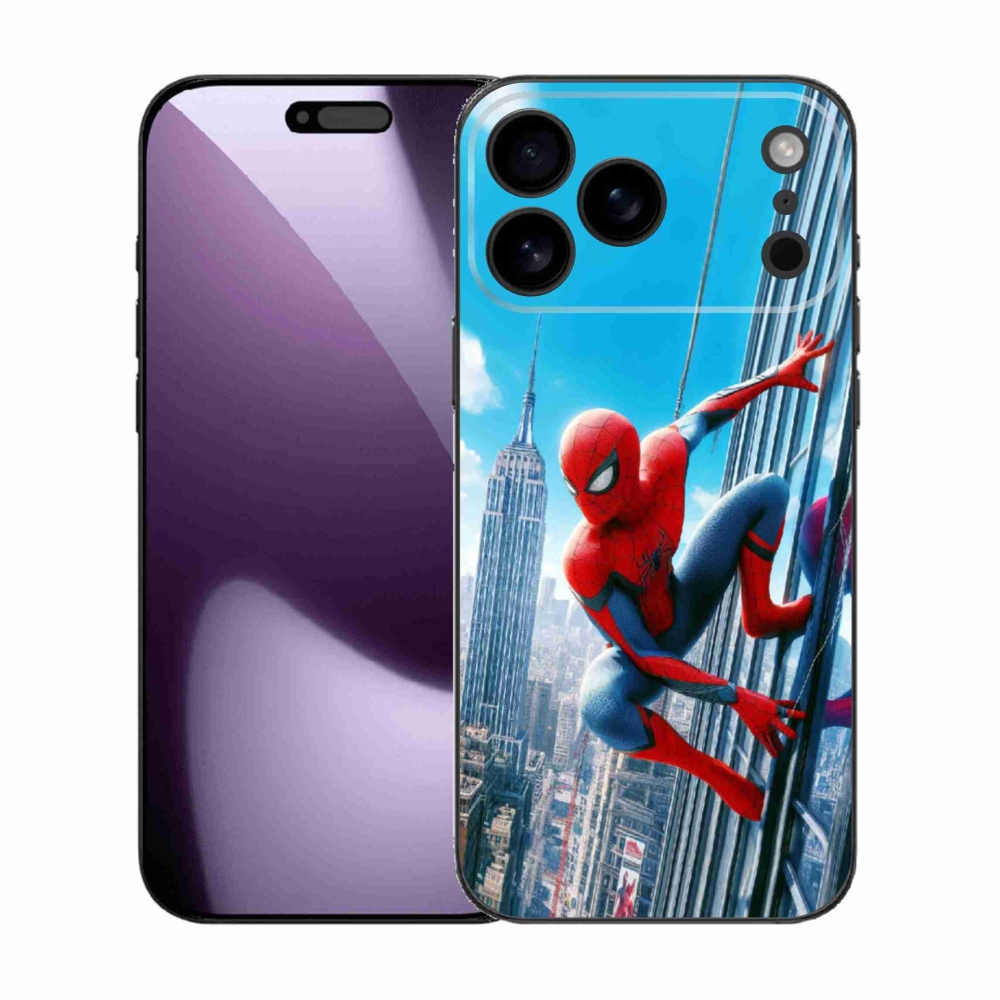 Gelový kryt mmCase na iPhone 17 Pro Max - spiderman