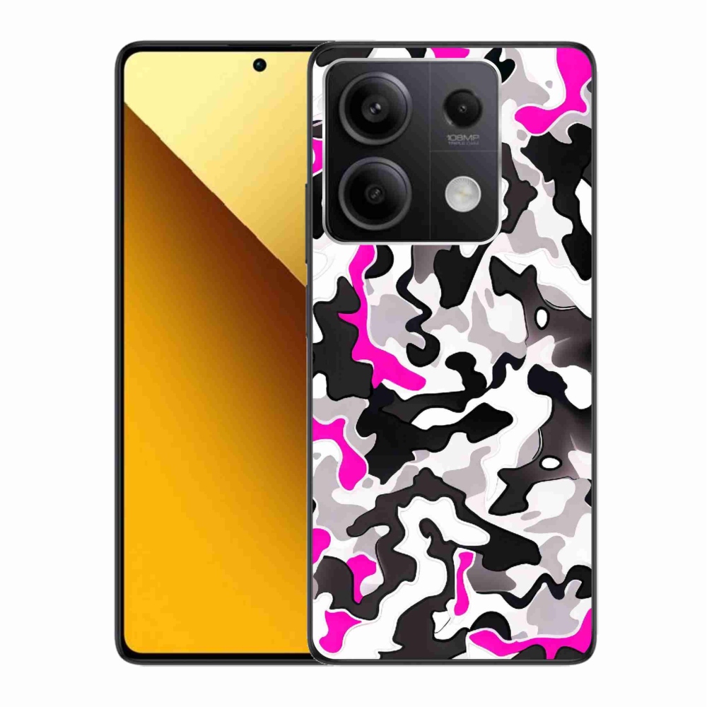 Gelový kryt mmCase na Xiaomi Redmi Note 13 5G - maskáčový vzor 5