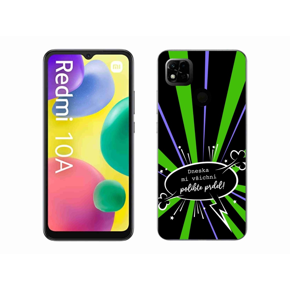 Gelový kryt mmCase na Xiaomi Redmi 10A - vtipný text 15 černé pozadí