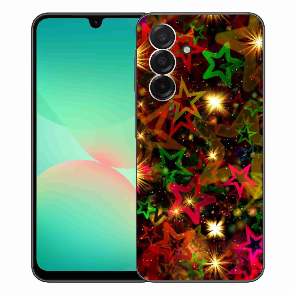 Gelový kryt mmCase na Samsung Galaxy A26 5G - barevné hvězdičky