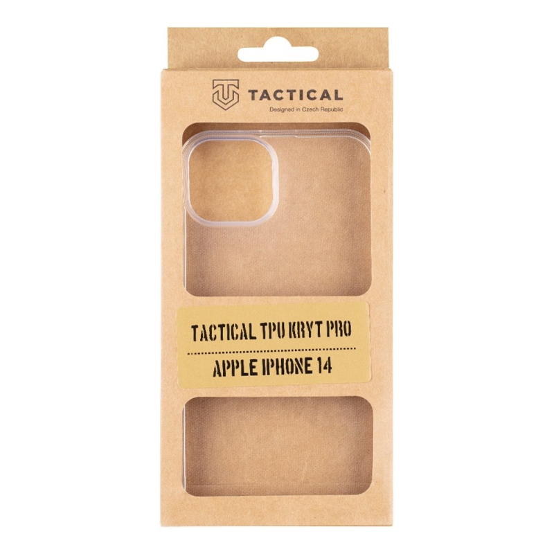 Tactical TPU Kryt pro Apple iPhone 14 - průhledný 