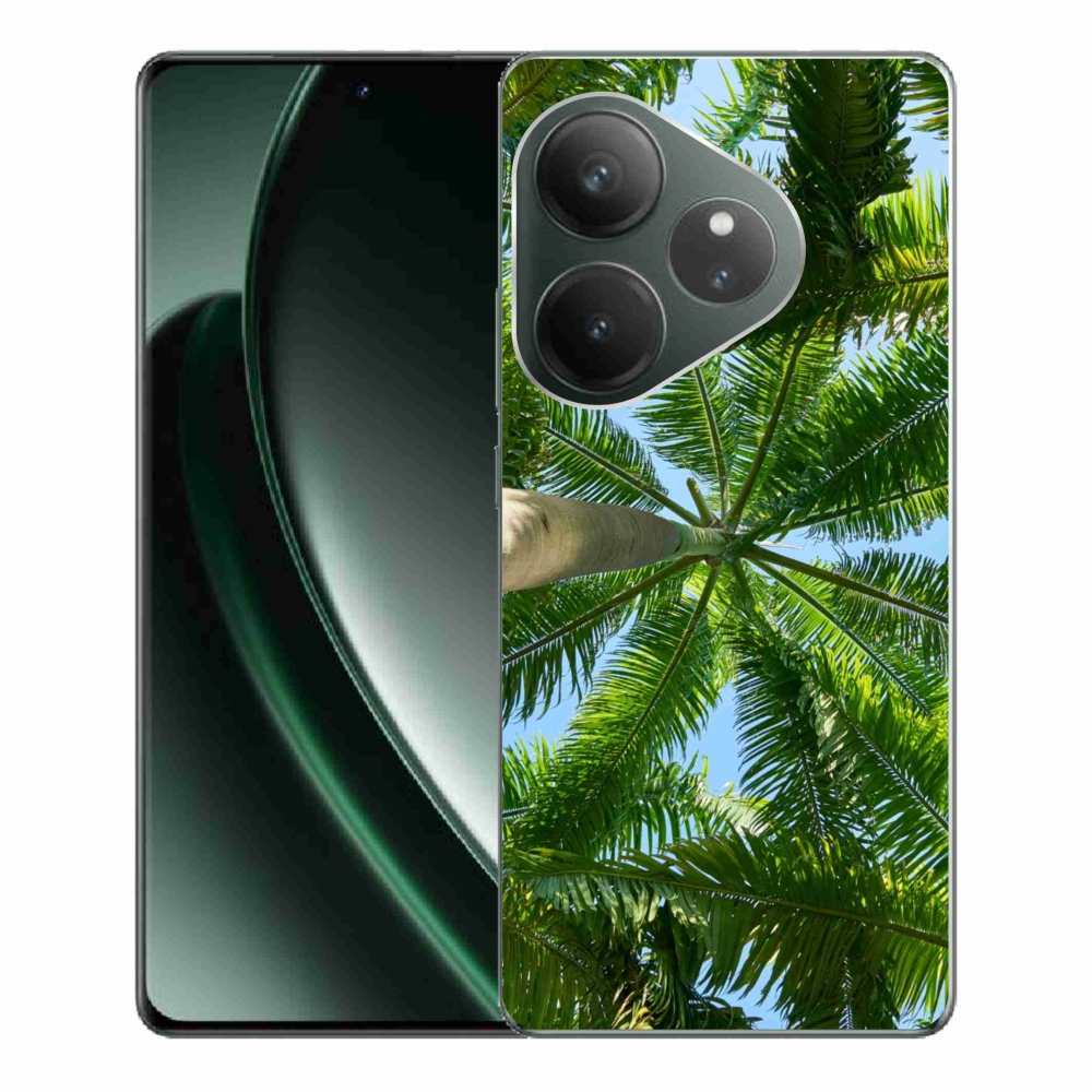 Gelový kryt mmCase na Realme GT 6 5G/GT 6T 5G - palmy