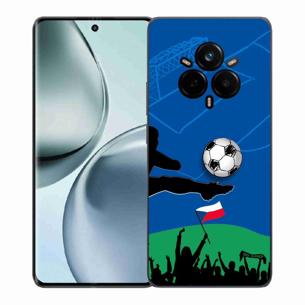 Gelový kryt mmCase na Realme 14 Pro+ 5G - fanoušci fotbalu