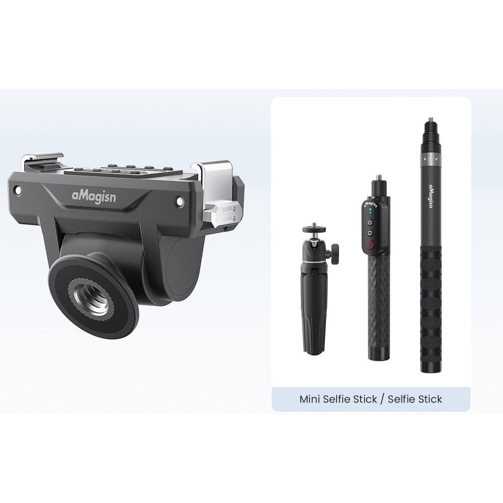 AMAGISN oboustranně nastavitelný rychloupínací adaptér pro DJI Osmo Action 6