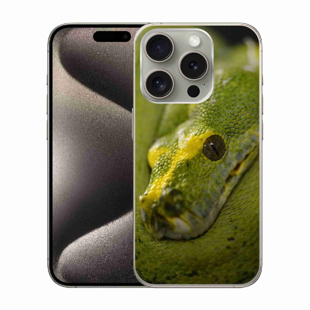 Gelový kryt mmCase na iPhone 15 Pro - had 2